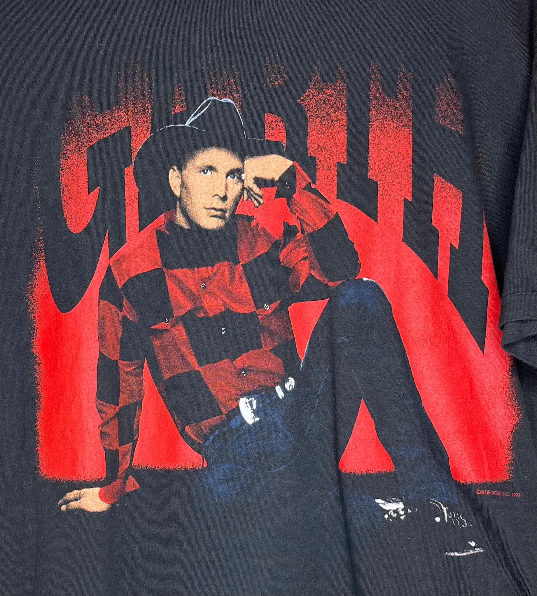 1993 Garth Brooks On Tour T-Shirt: L