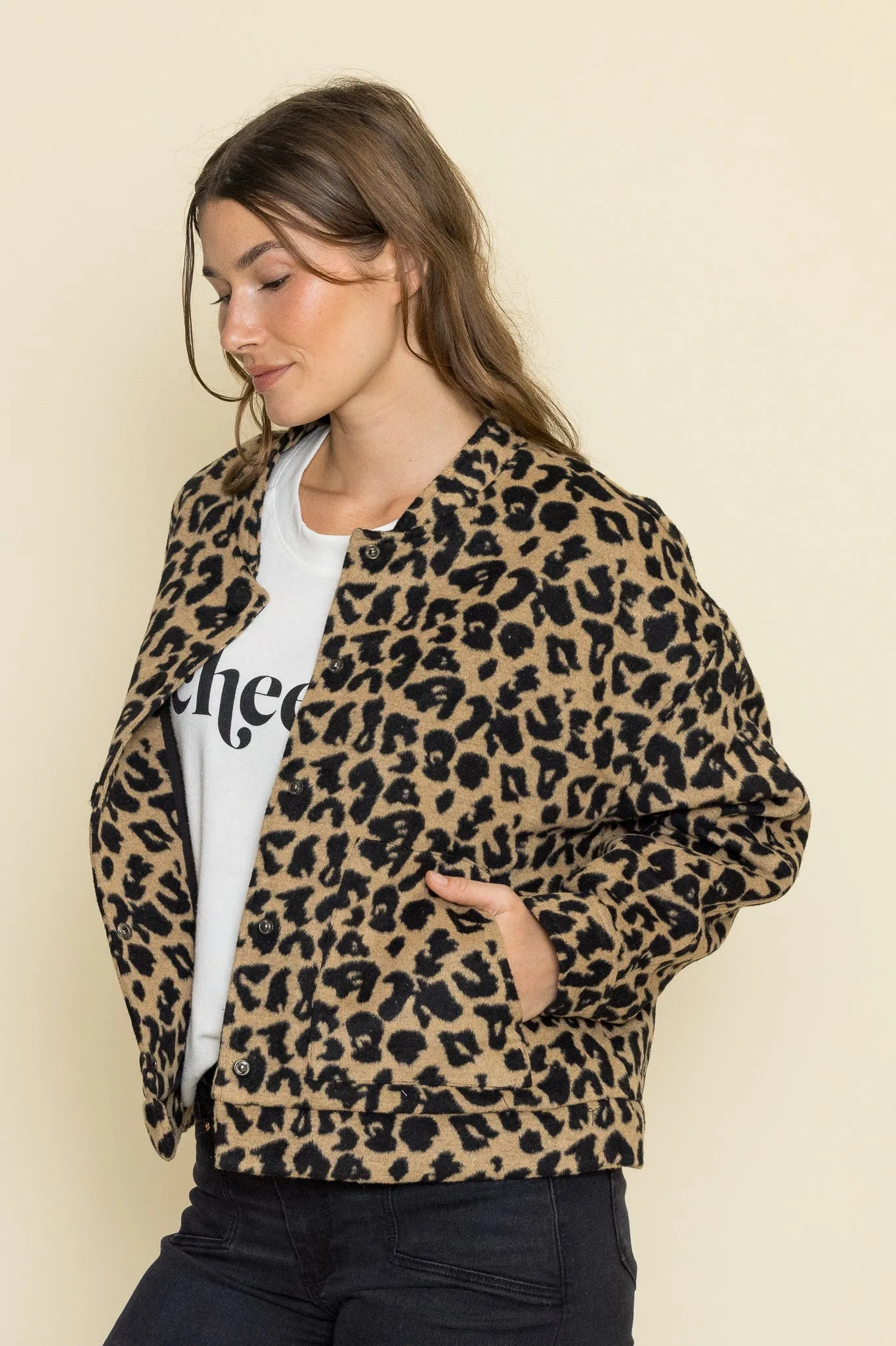 Alexis Leopard Jacket