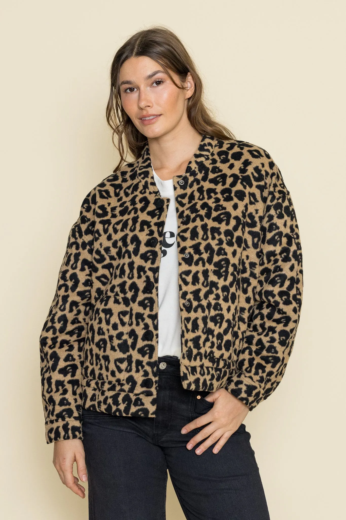 Alexis Leopard Jacket