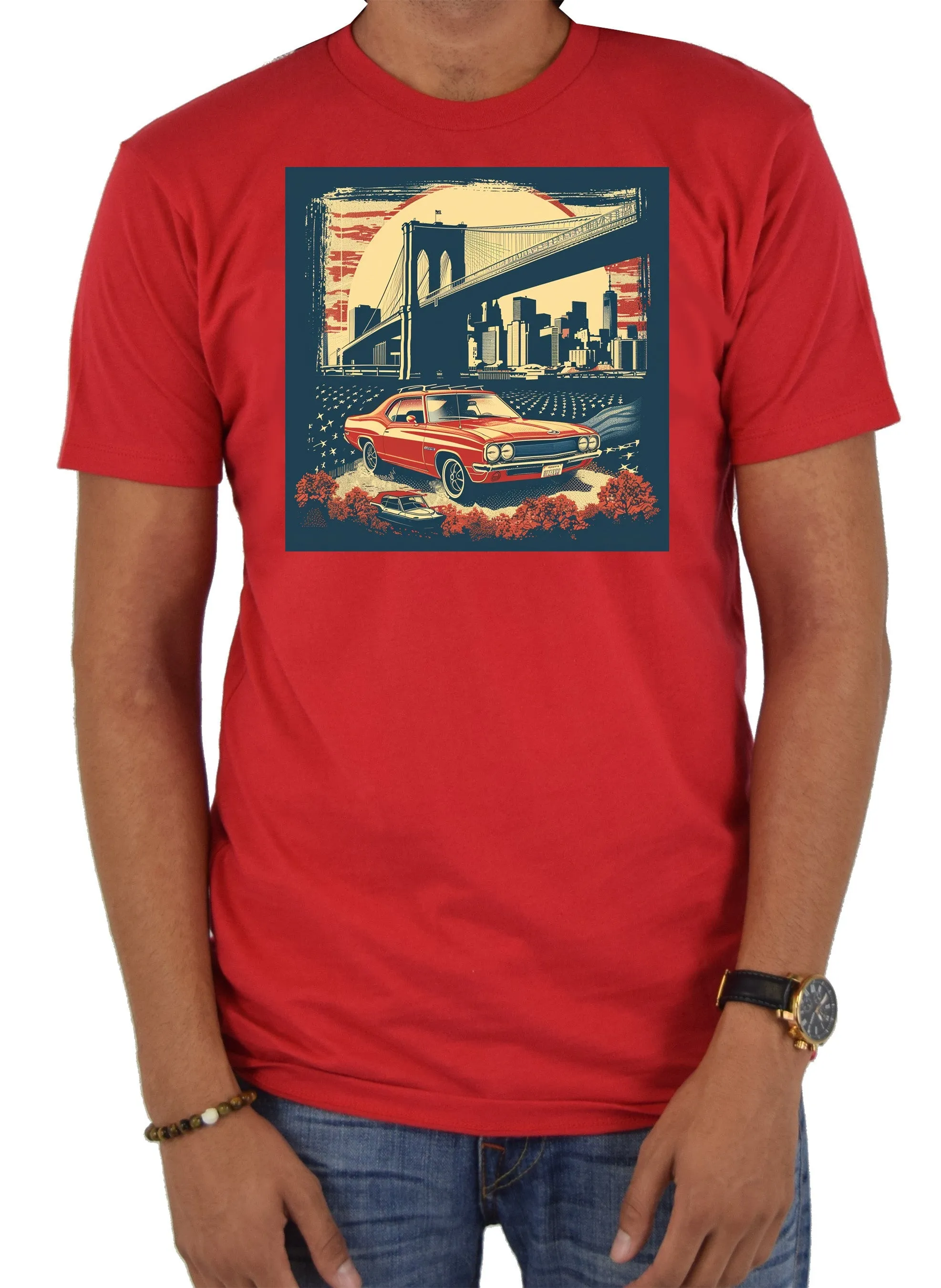 American Journey Car T-Shirt