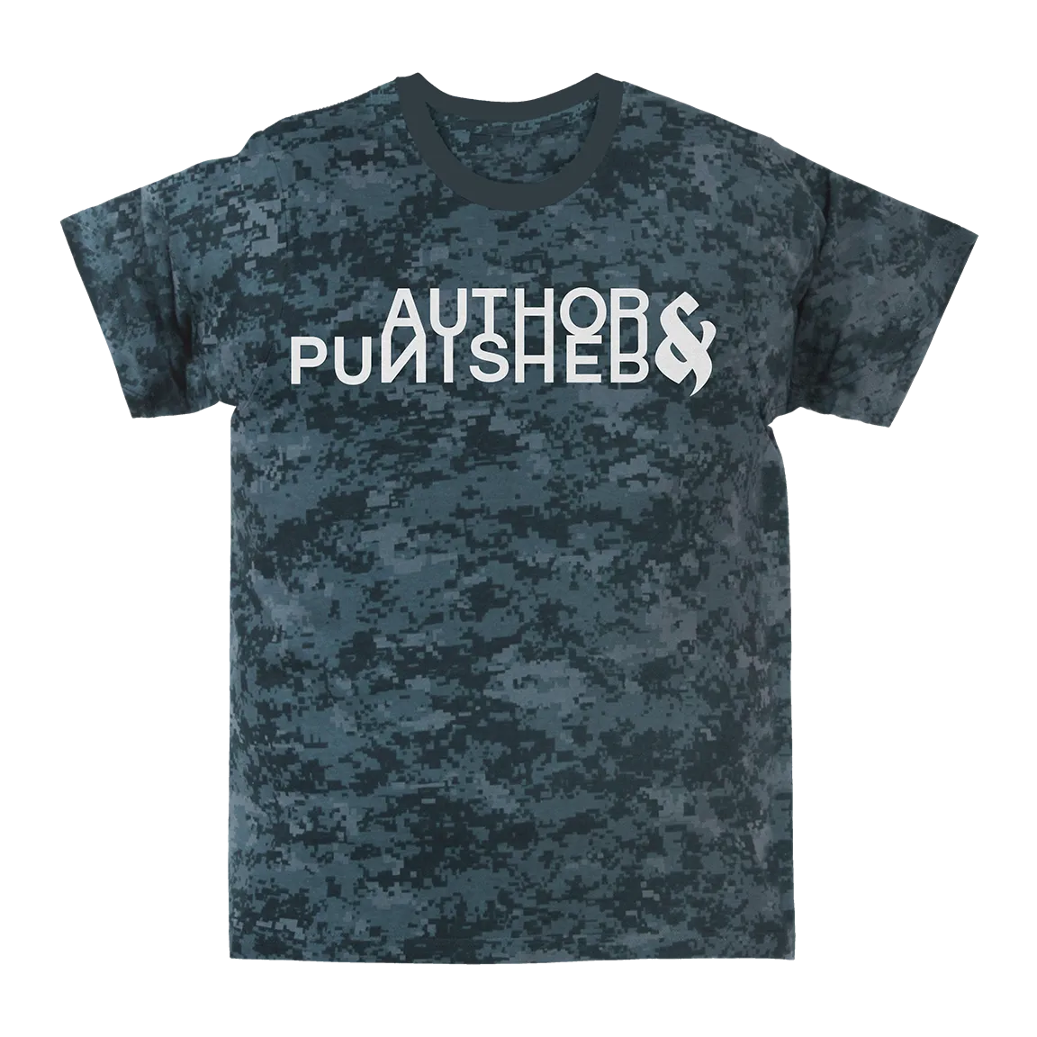 Author & Punisher "Classic Logo" Midnight Digi Camo T-Shirt