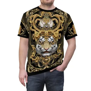 Baroque Tiger T-Shirt Unisex All Over Print Tee Animal Print T-Shirt Tiger Print Tee | D20122