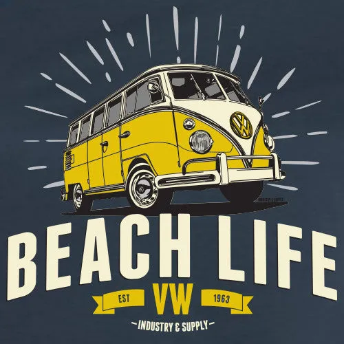 BEACH LIFE VW BUS LADIES FIT T-SHIRT