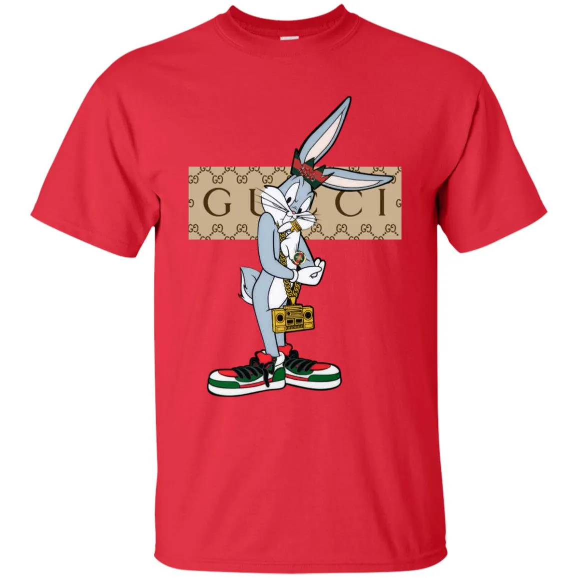 Best Gucci Rabbit T-shirt Men Cotton T-Shirt