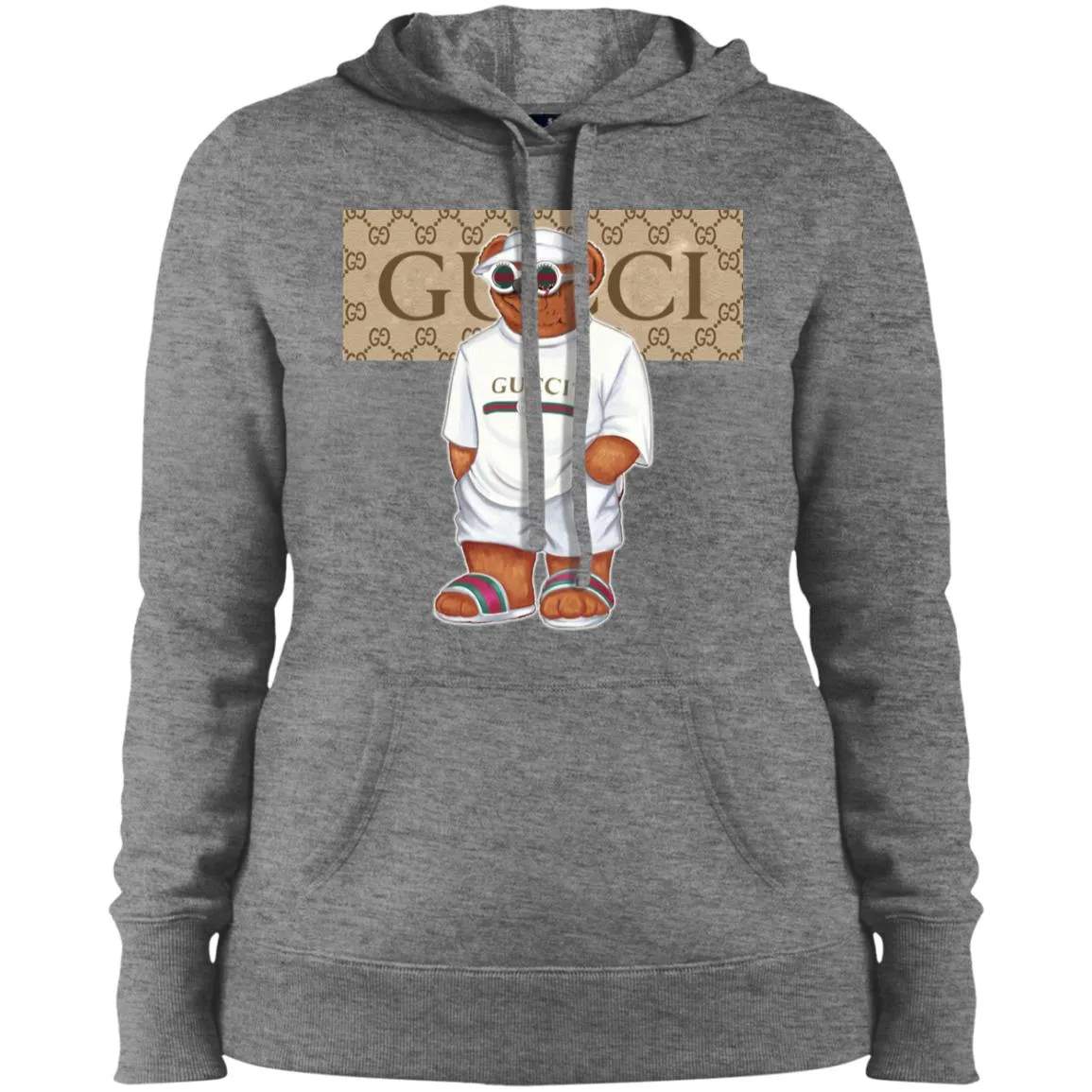 Best Life Gucci Bear T-shirt Women Hooded Sweatshirt