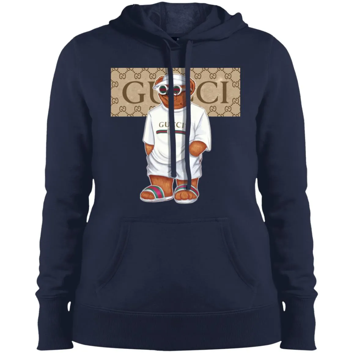 Best Life Gucci Bear T-shirt Women Hooded Sweatshirt