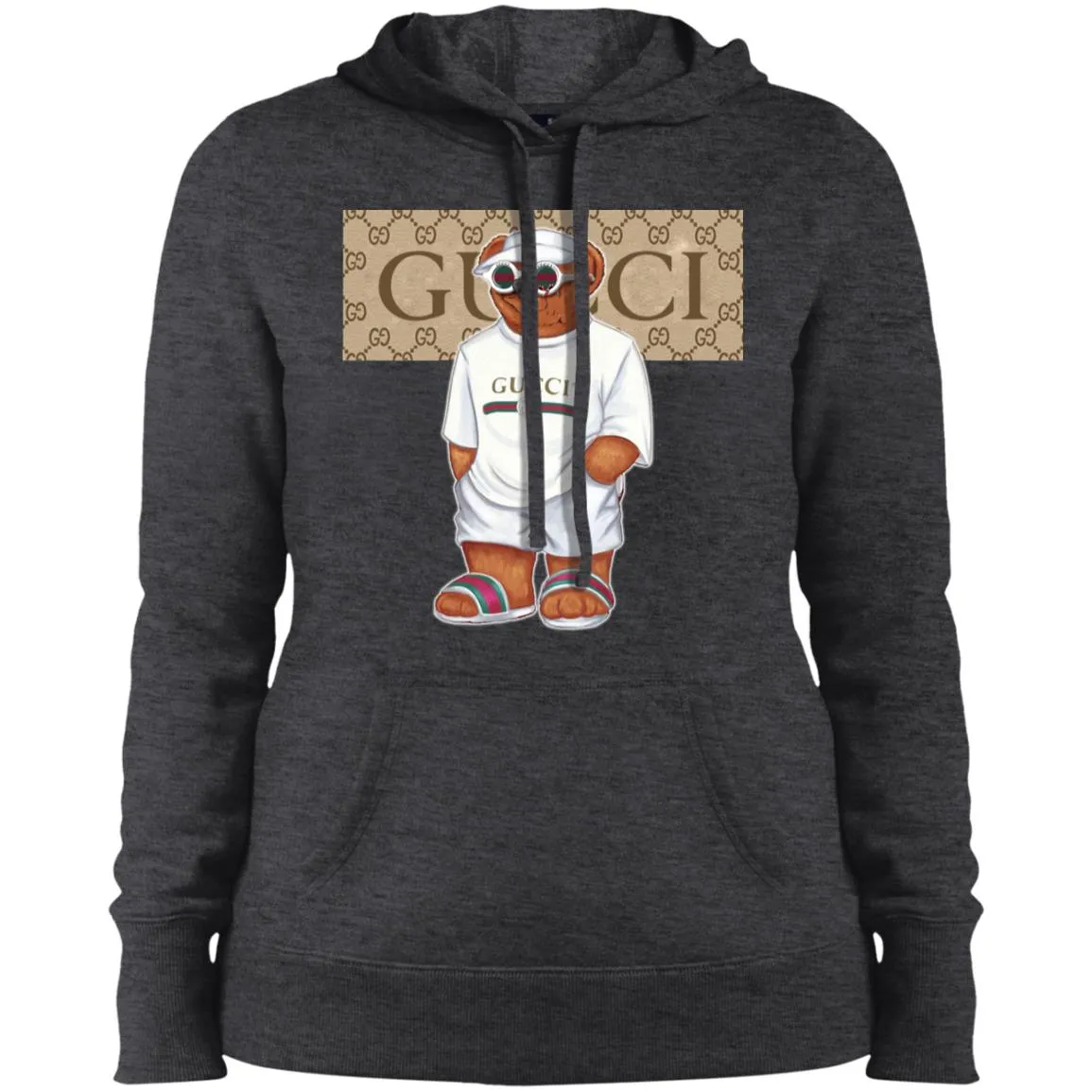 Best Life Gucci Bear T-shirt Women Hooded Sweatshirt