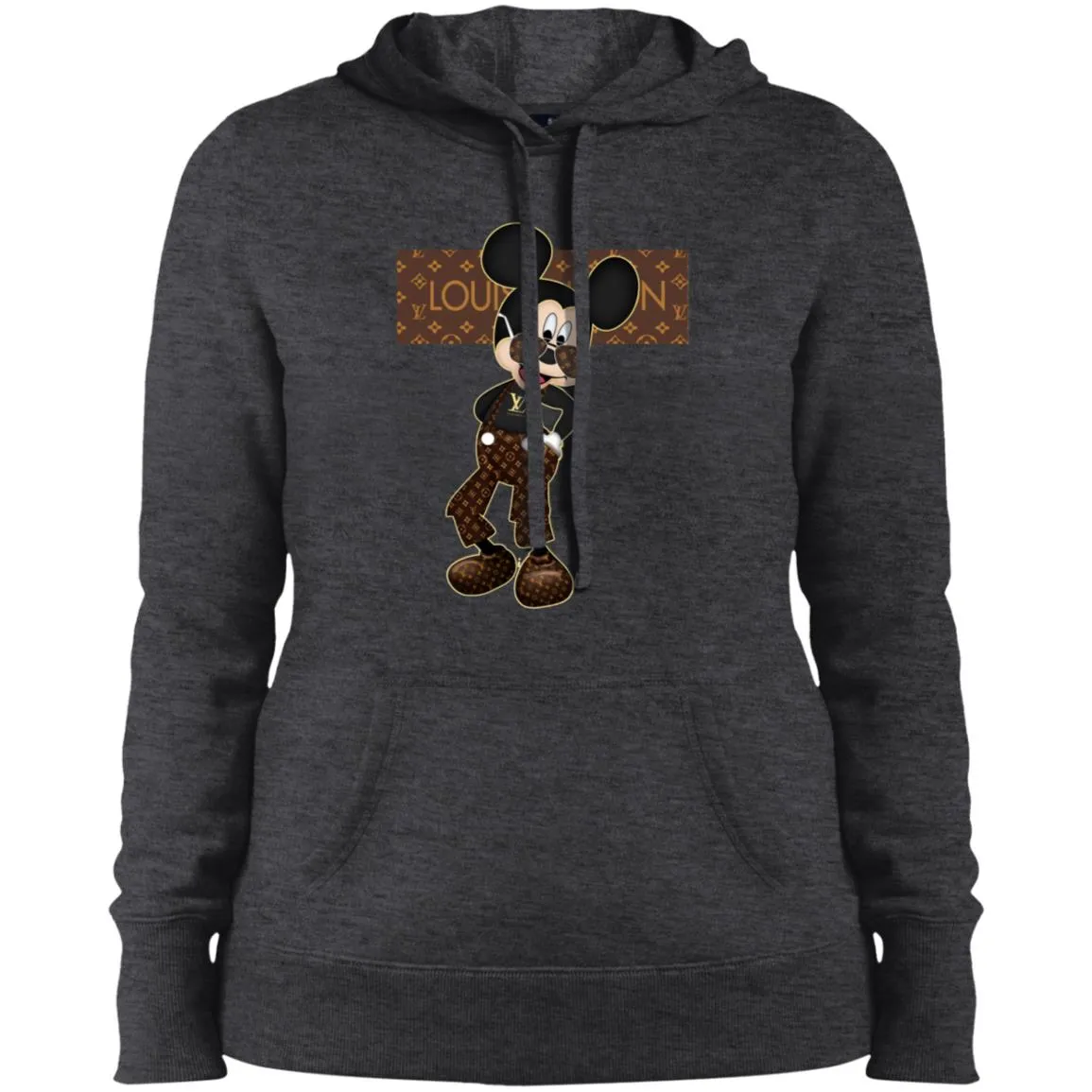 Best Louis Vuitton Mickey Fashion T-shirt Women Hooded Sweatshirt