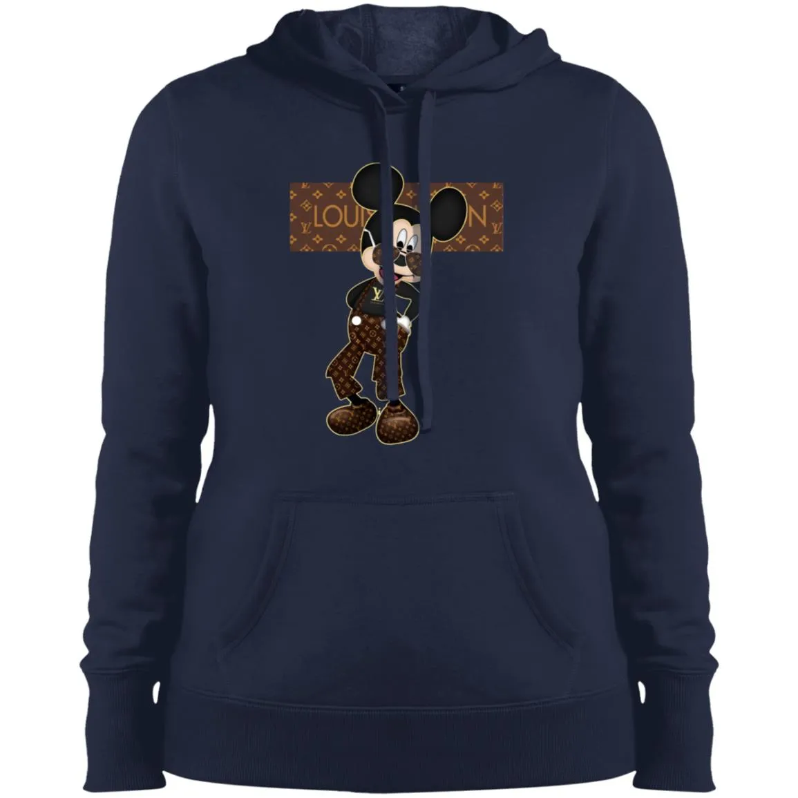 Best Louis Vuitton Mickey Fashion T-shirt Women Hooded Sweatshirt