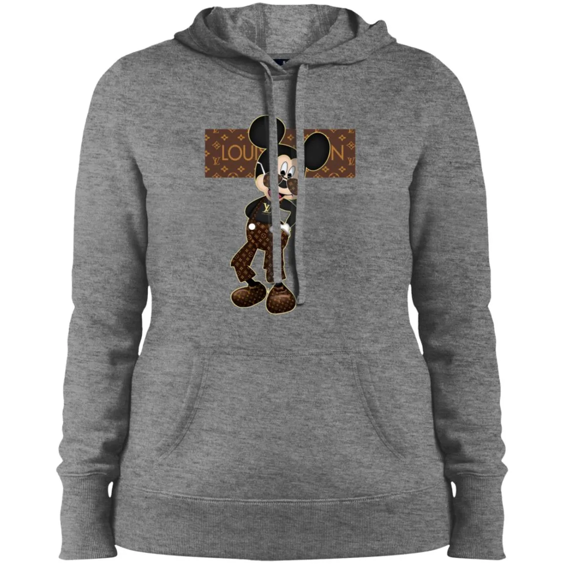 Best Louis Vuitton Mickey Fashion T-shirt Women Hooded Sweatshirt