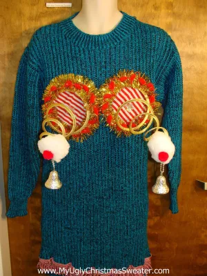 Best Ugly Christmas Jumper Naughty Sweater Dress