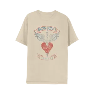 Bon Jovi Tour T-Shirt - Tan