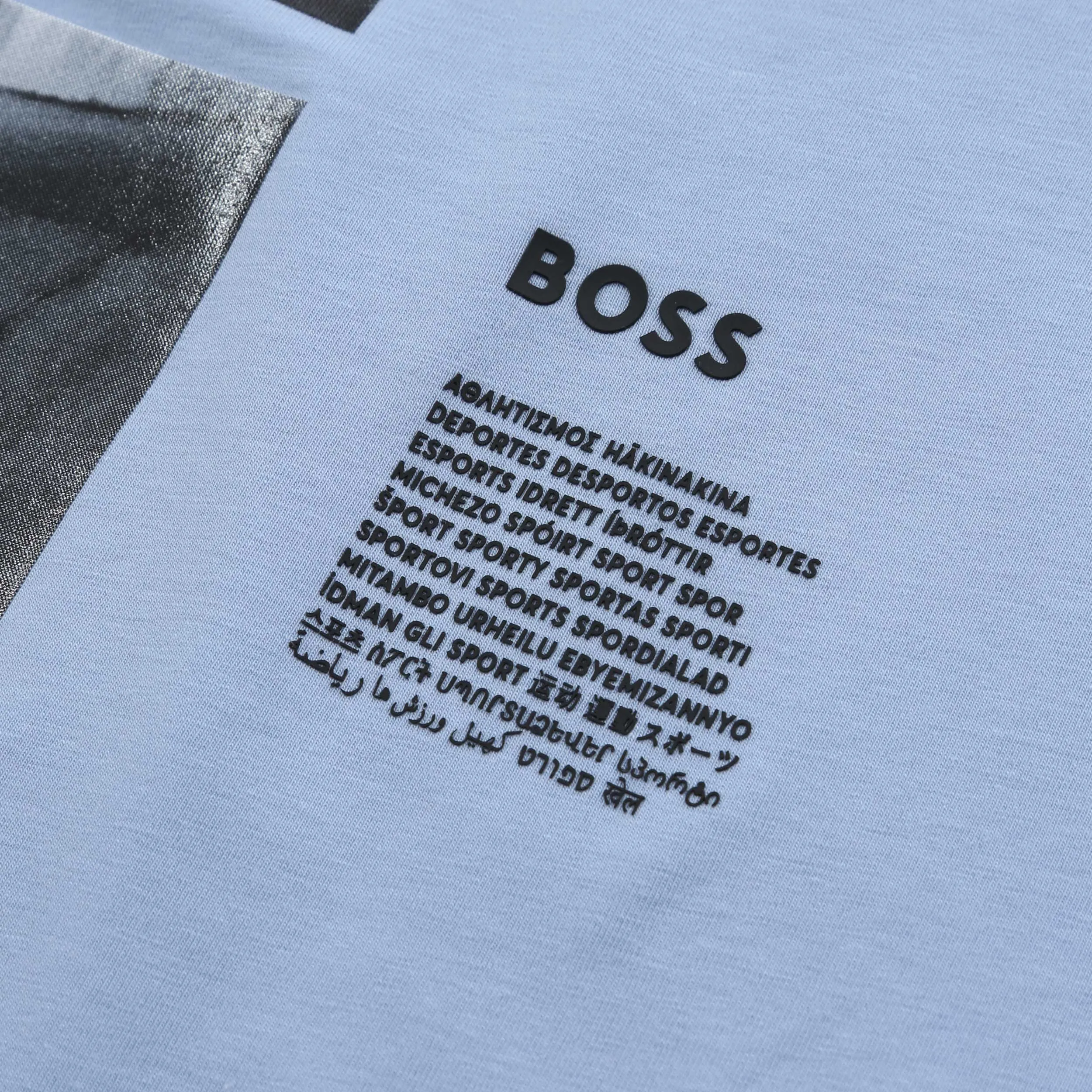 BOSS Tee 8 T Shirt in Sky Blue