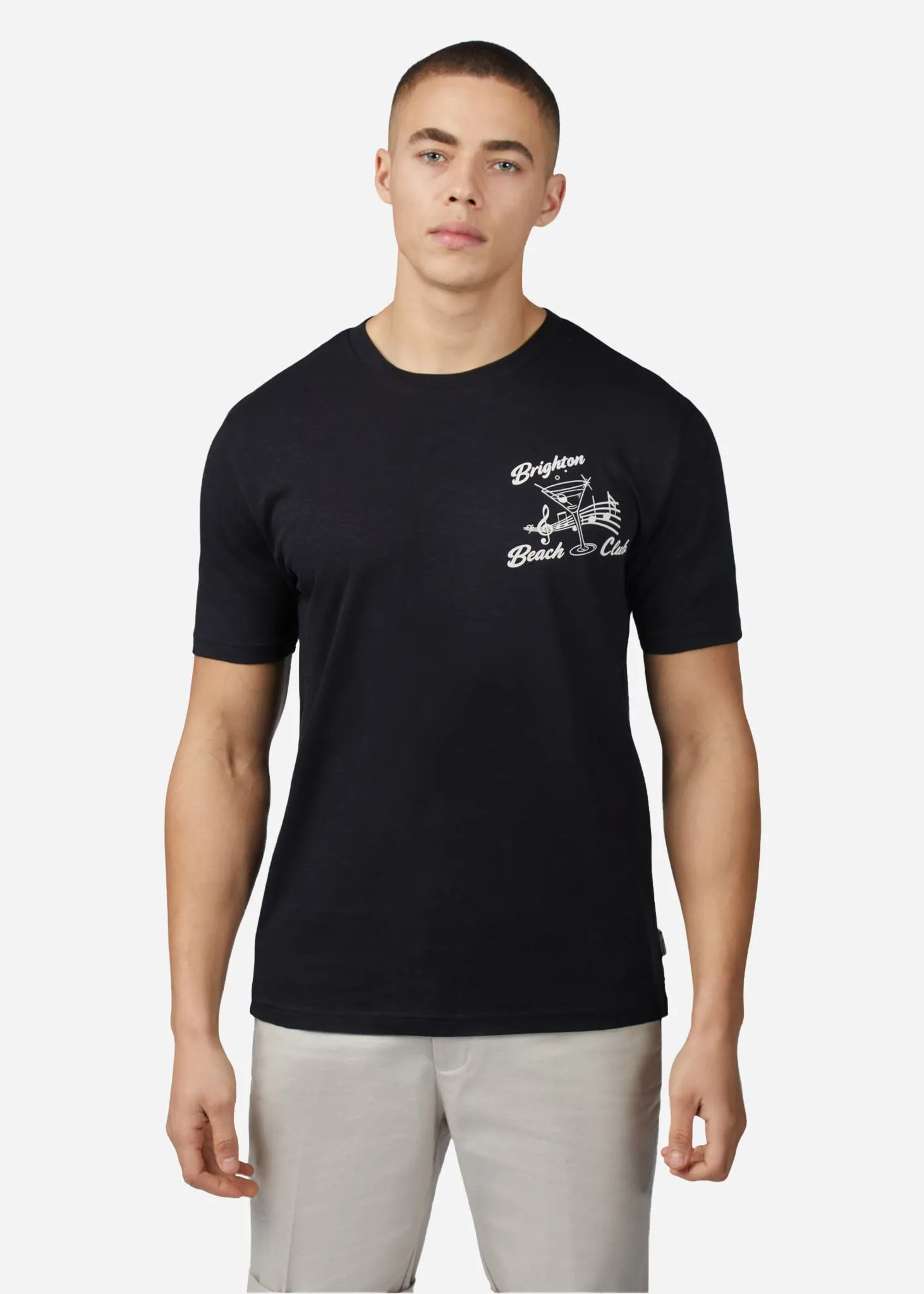 Brighton beach club tee- black