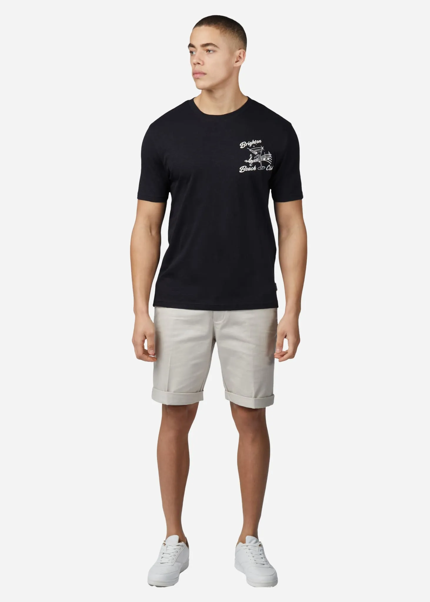 Brighton beach club tee- black