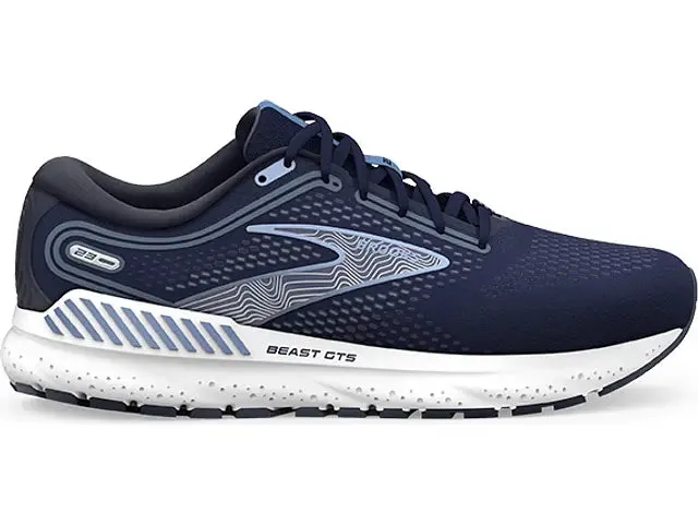 Brooks Mens Beast GTS 23- Peacoat/Blue/White (1104011D495)