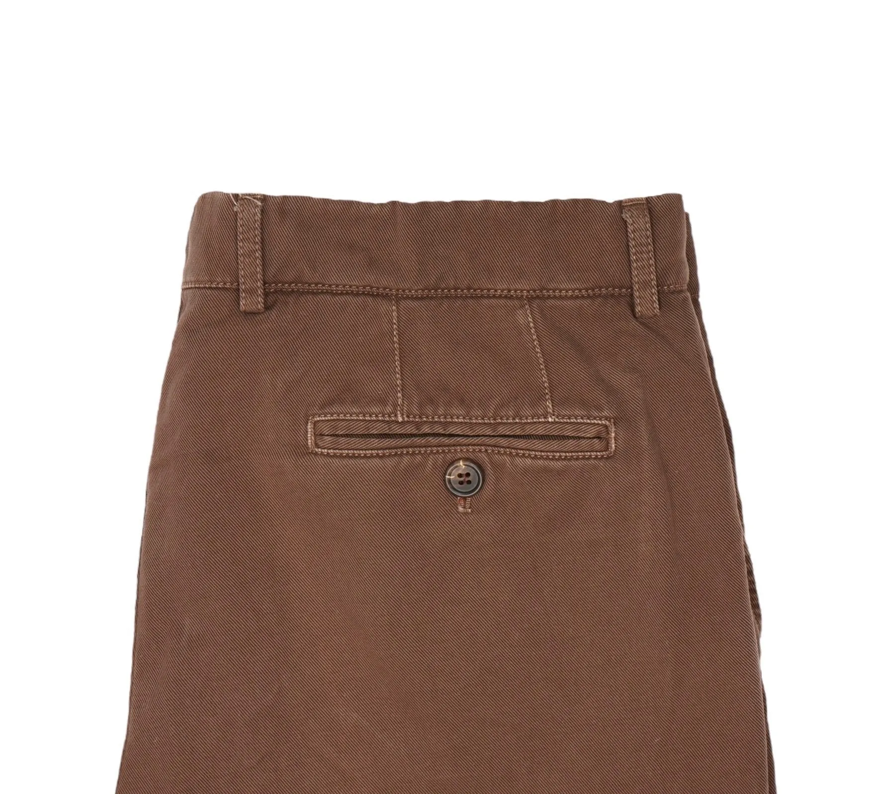 Brunello Cucinelli – Brown Cotton Chinos 56