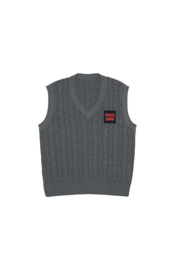 Cable KNIT Vest