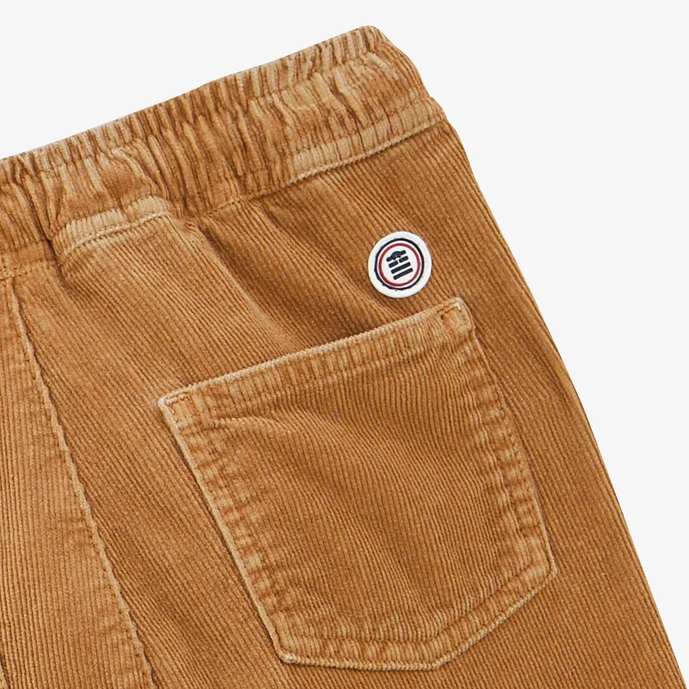 Chino velours 734 Junior avec taille élastique beige