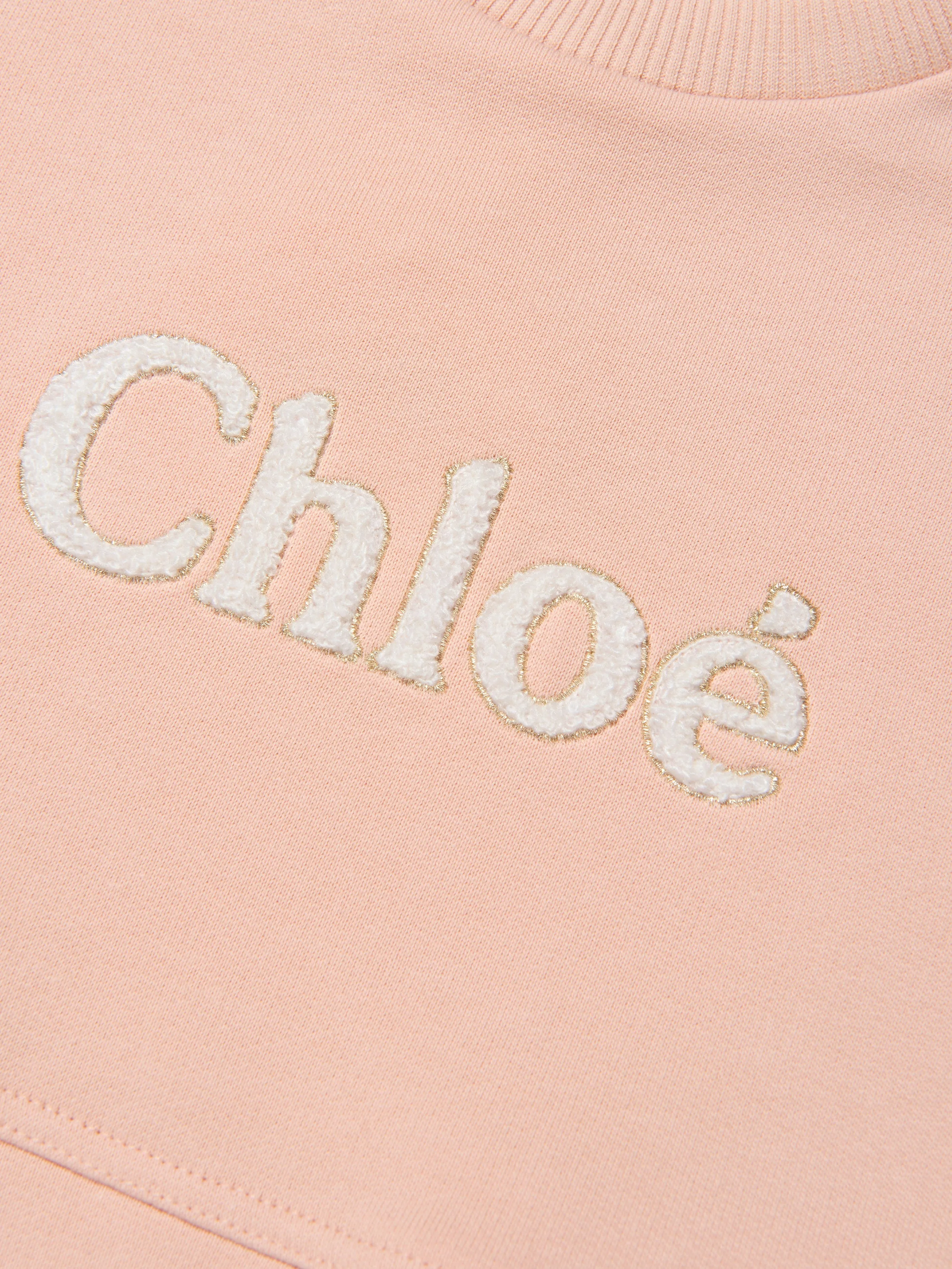 Chloé Girls Short Sleeve Sweater Dress