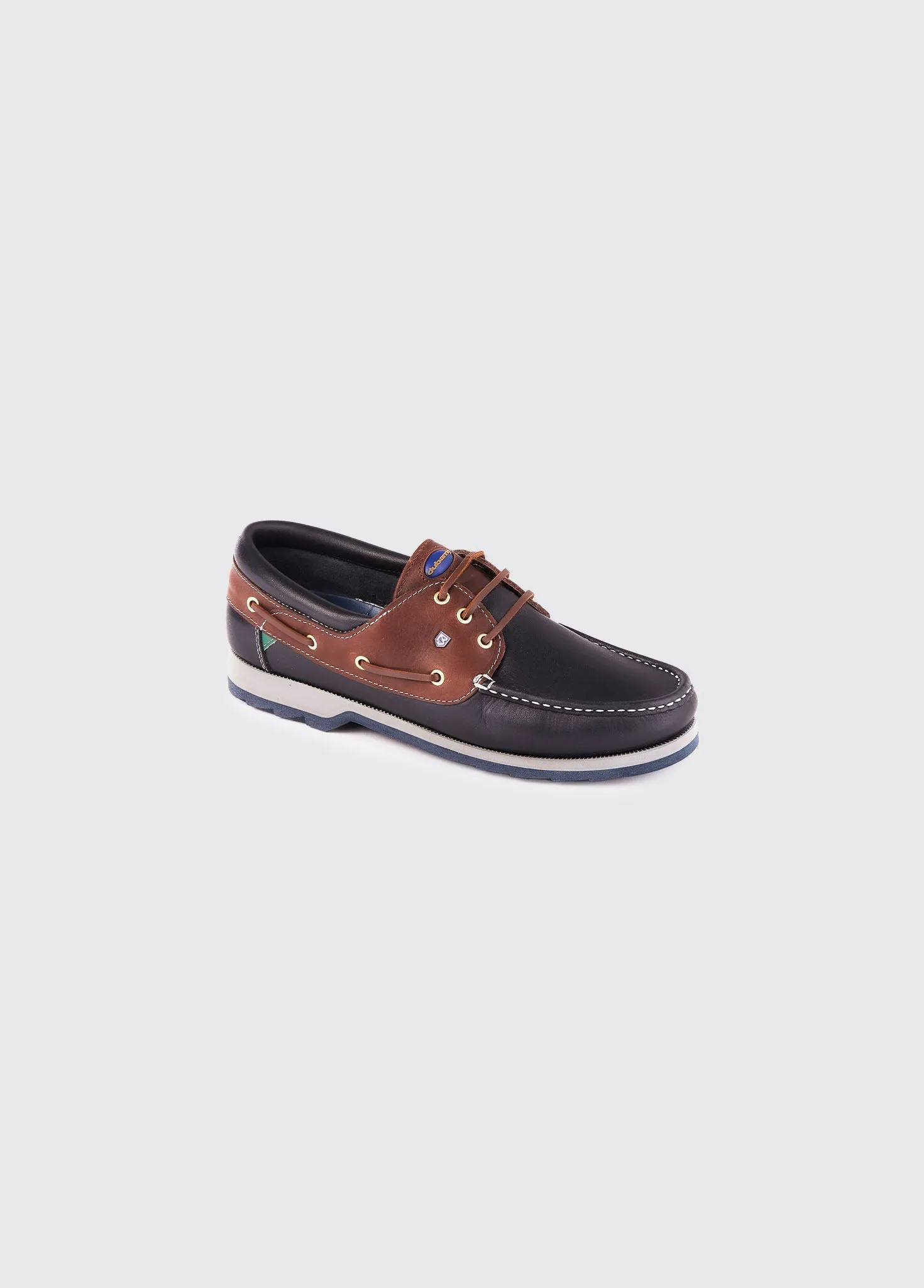 Commander Boat - Navy/Brown