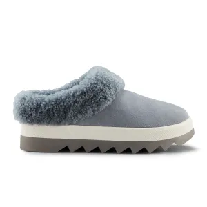 Cougar Petra Mule (Women) - Ash Blue Suede