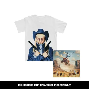 Cowboy Tears Double Guns T-Shirt Bundle