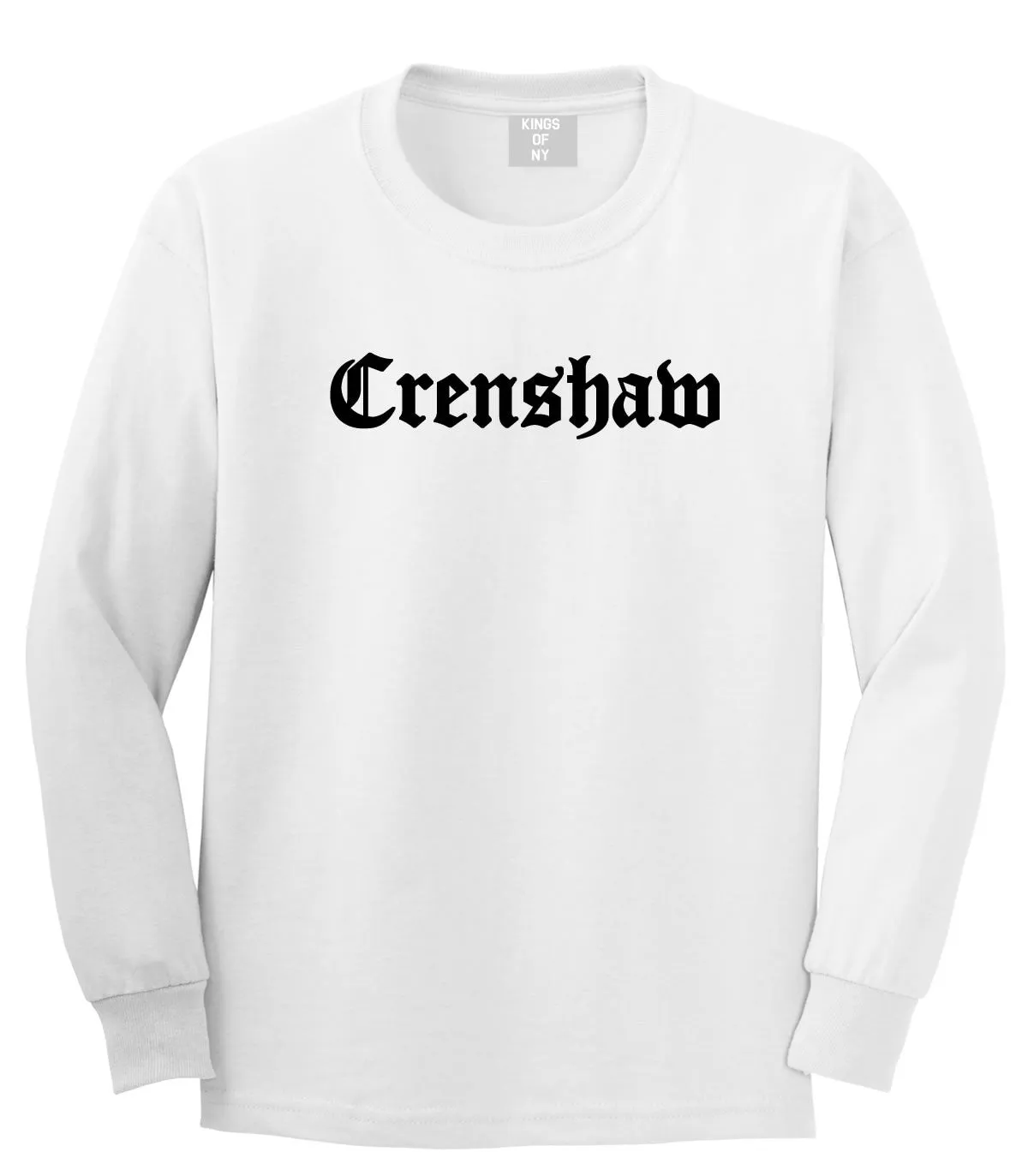 Crenshaw Old English California Long Sleeve T-Shirt