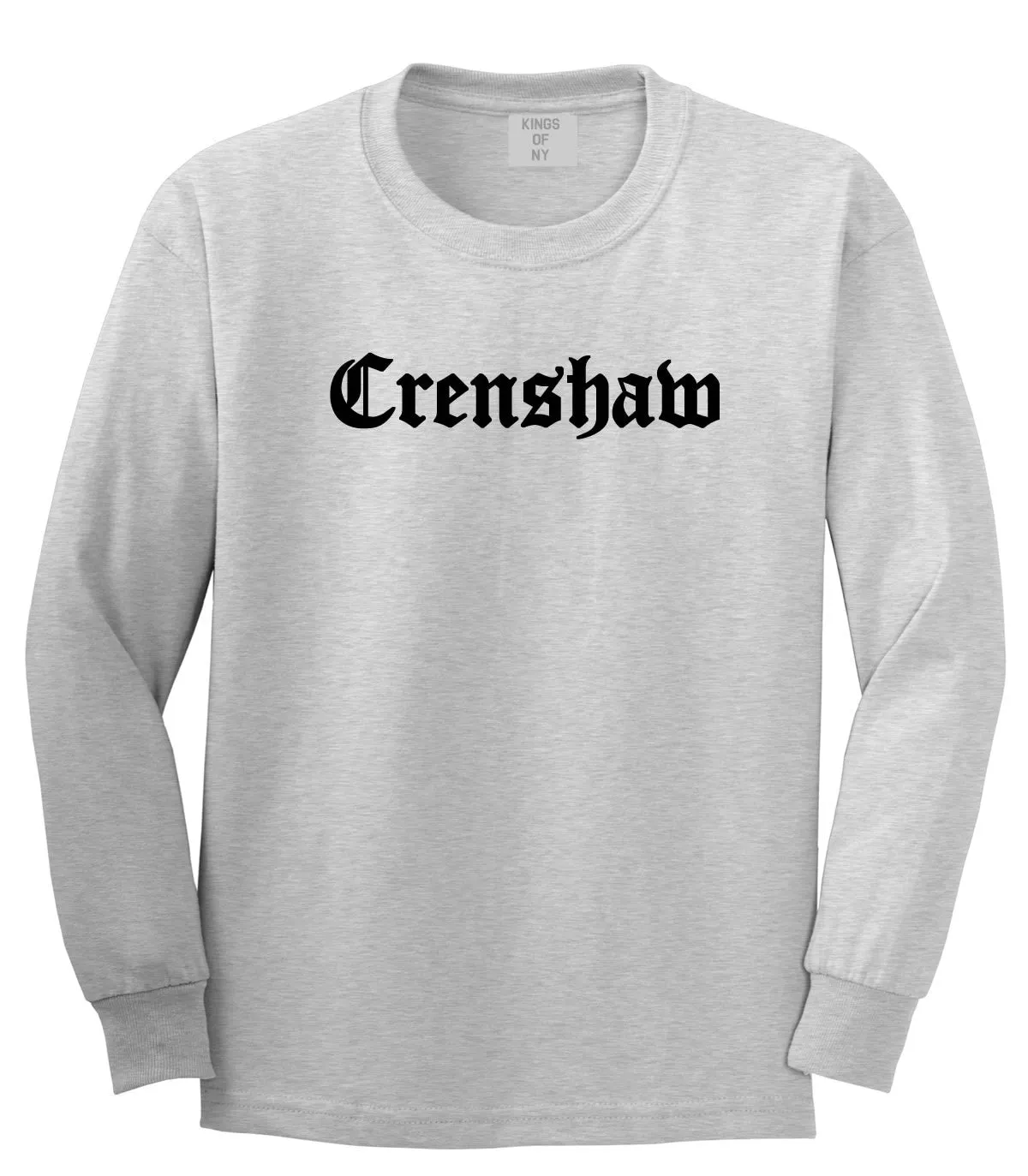 Crenshaw Old English California Long Sleeve T-Shirt