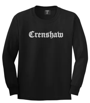 Crenshaw Old English California Long Sleeve T-Shirt