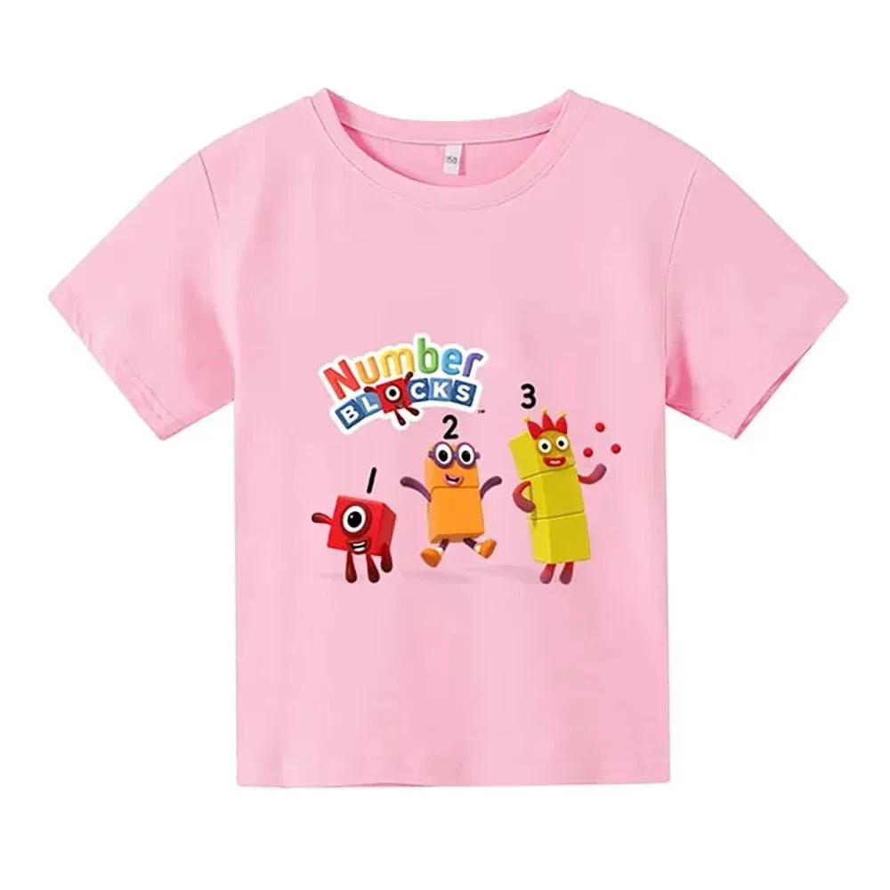 Cute Kids T-Shirt Boys Girls Children's Clothes Clothing Summer Fashion T-shirt Baby Cartoon Toddler Short Sleeve Casual Top Tee