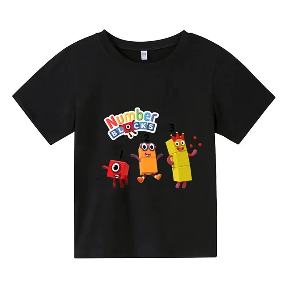 Cute Kids T-Shirt Boys Girls Children's Clothes Clothing Summer Fashion T-shirt Baby Cartoon Toddler Short Sleeve Casual Top Tee