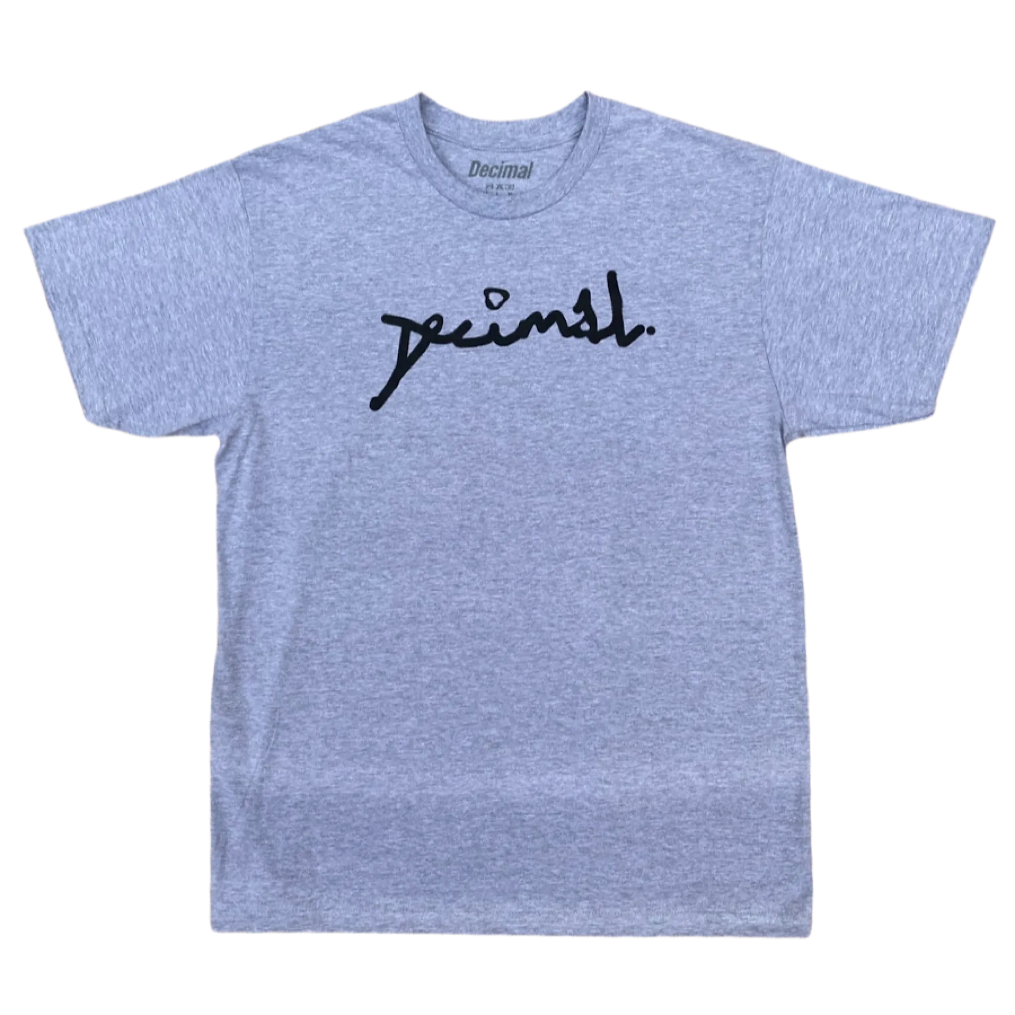 Decimal - 'Scrawl' T-Shirt - Sports Grey / Black