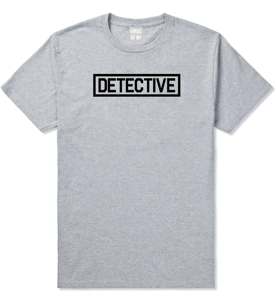 Detective Box Logo Mens T-Shirt