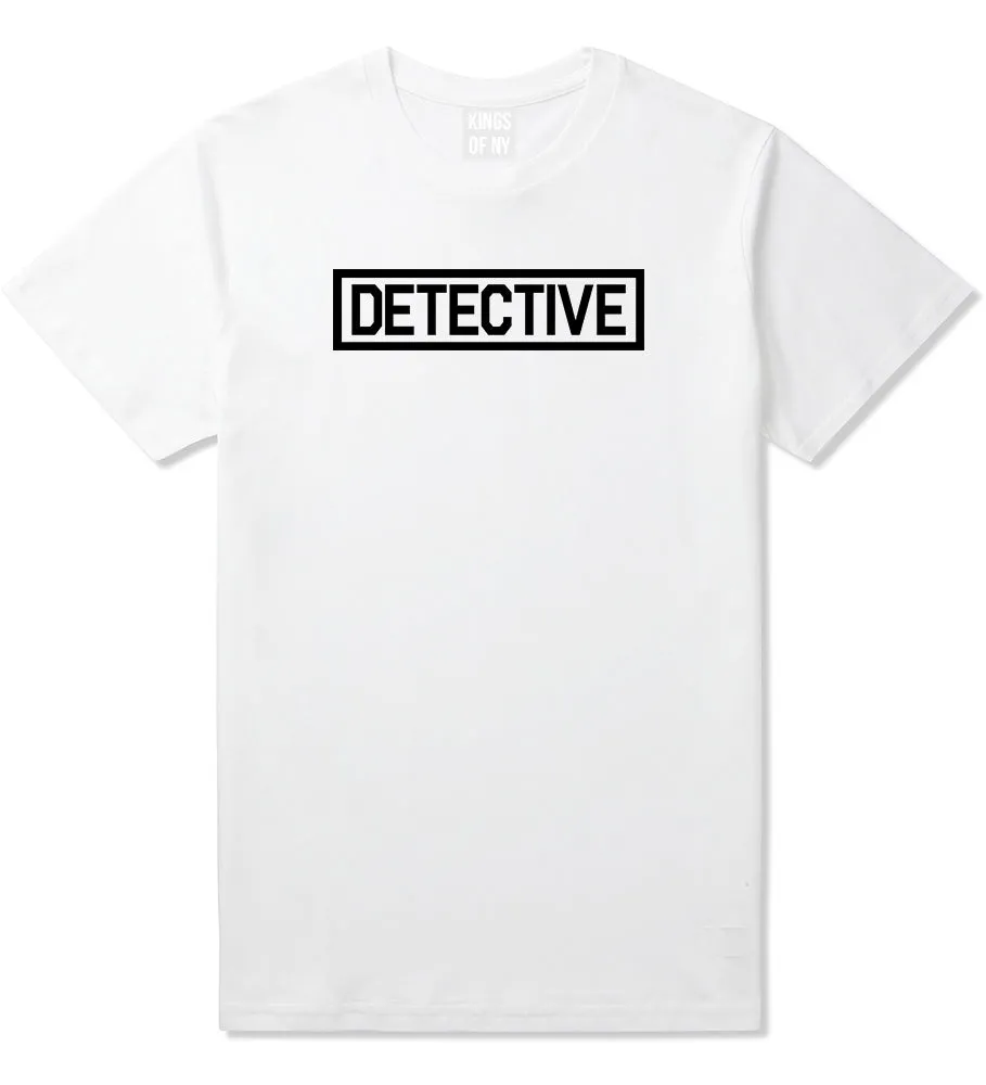 Detective Box Logo Mens T-Shirt