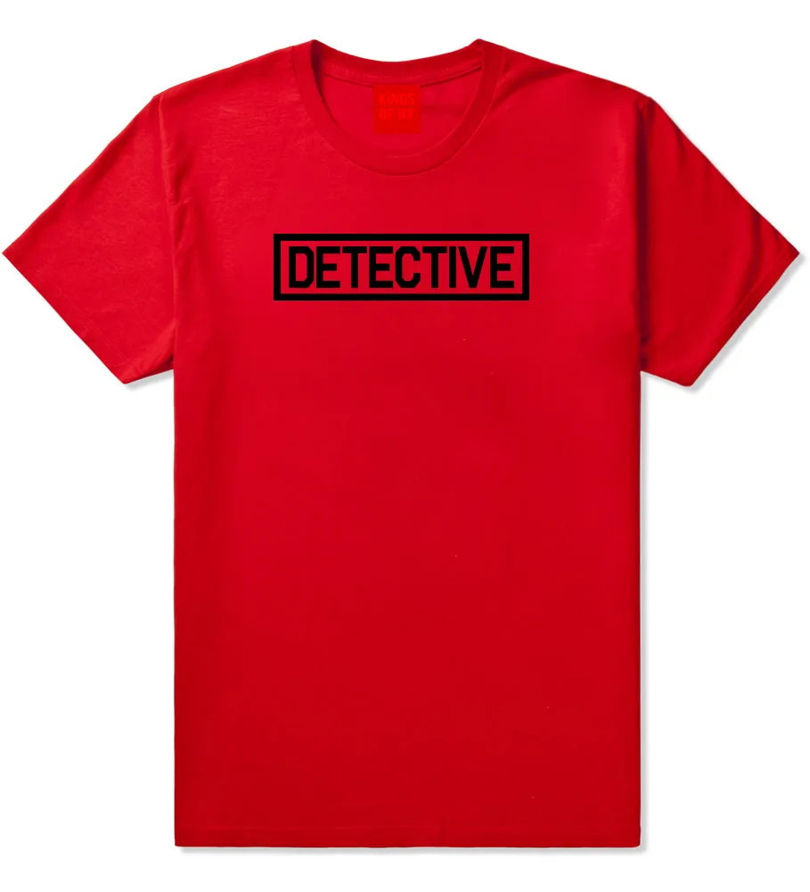 Detective Box Logo Mens T-Shirt