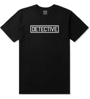 Detective Box Logo Mens T-Shirt