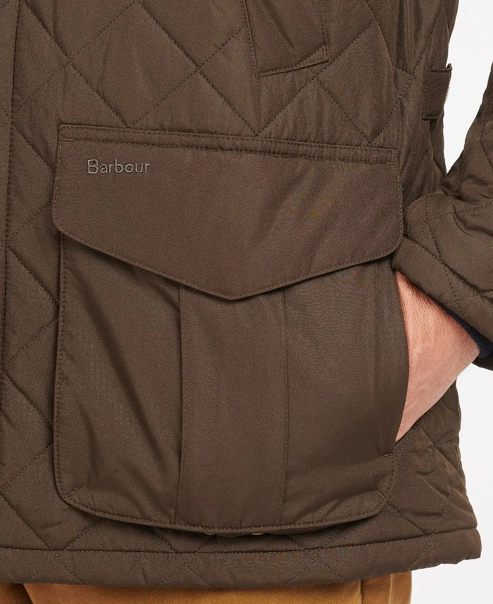 Devon Quilted Jacket - Olive