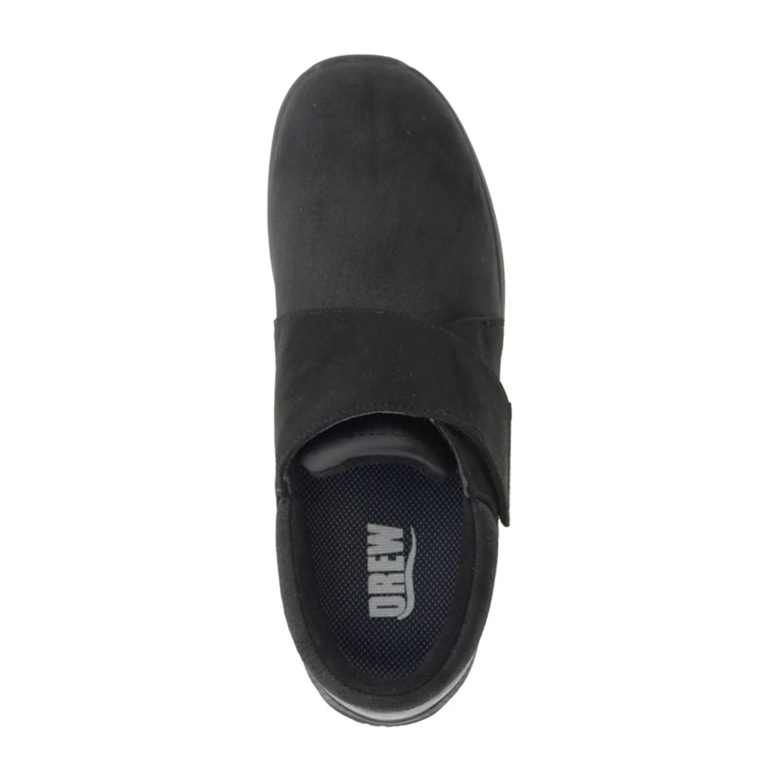 Drew Moonlite Slip On (Women) - Black Stretch Leather