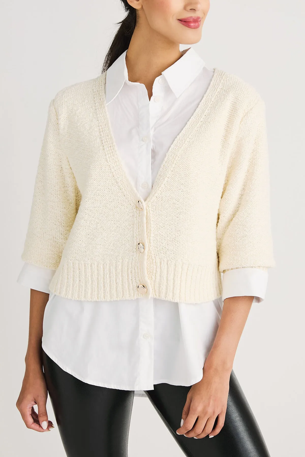 Elan Sweater Crop Combo