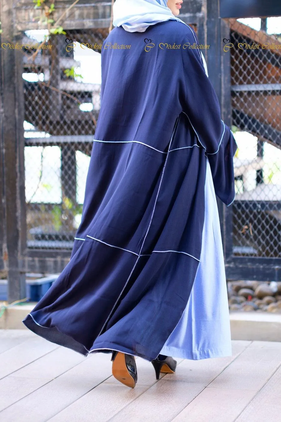 Emilia two piece Abaya with Shrug set