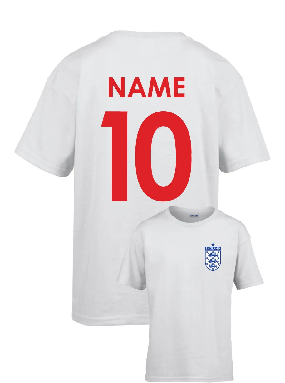 England Personalised Football Kids