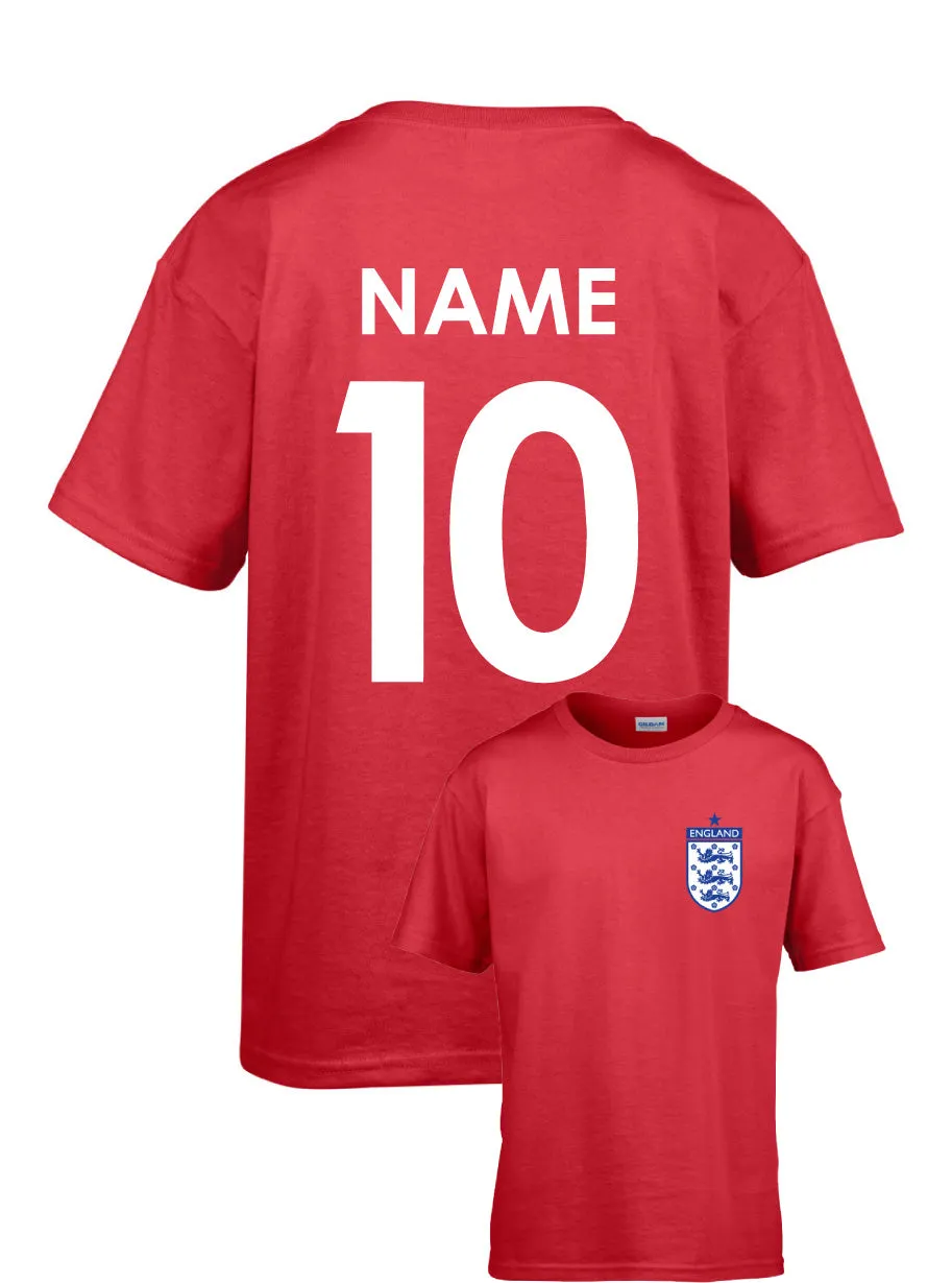 England Personalised Football Kids