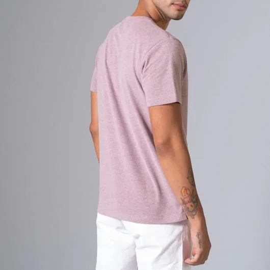 Faded Russet Light Maroon Round Neck T-shirt