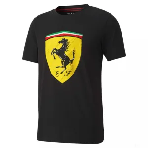 Ferrari T-shirt, Puma Race Big Shield , Black, 2020