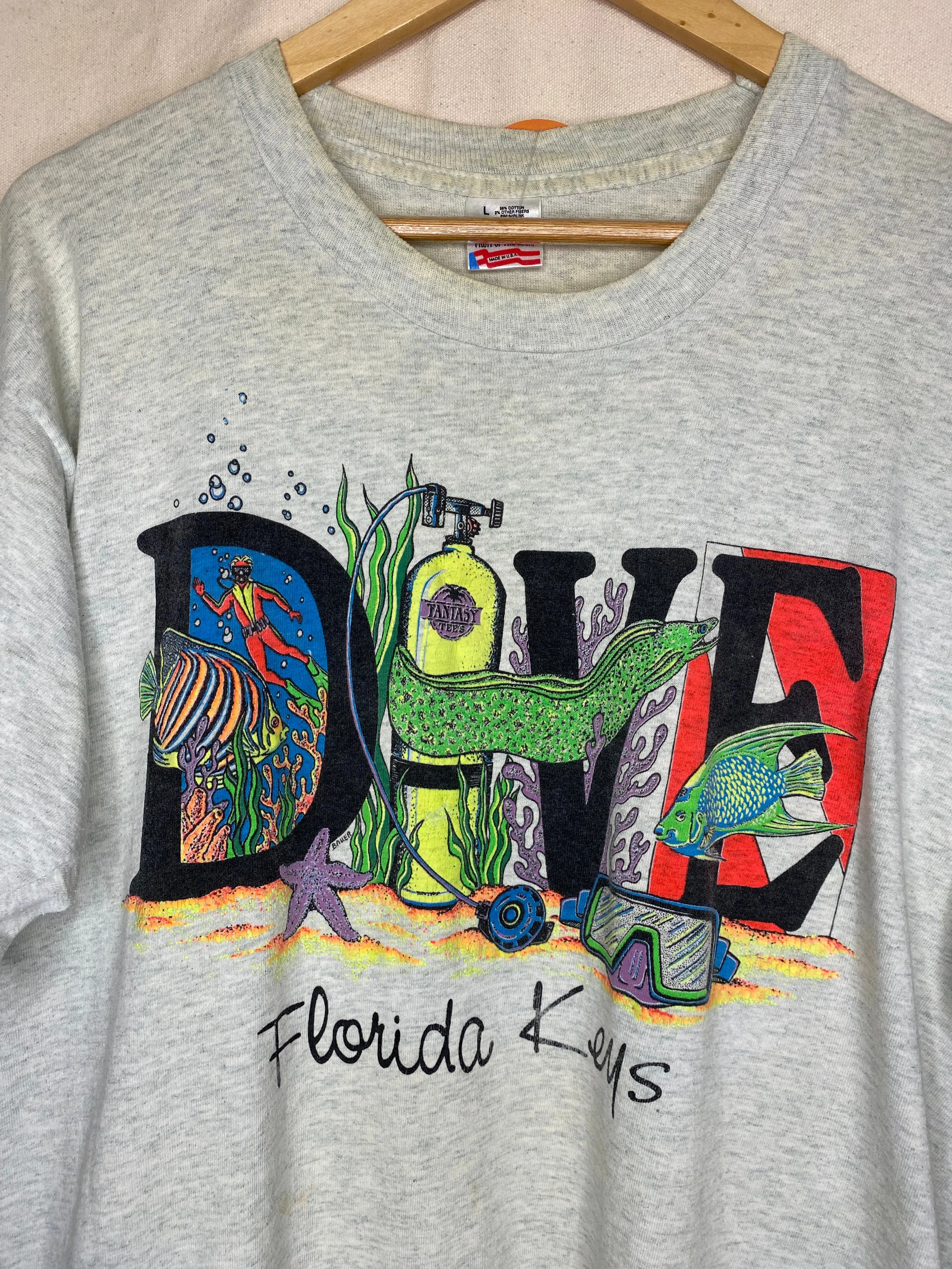 Florida Keys Dive Scuba T-Shirt: L