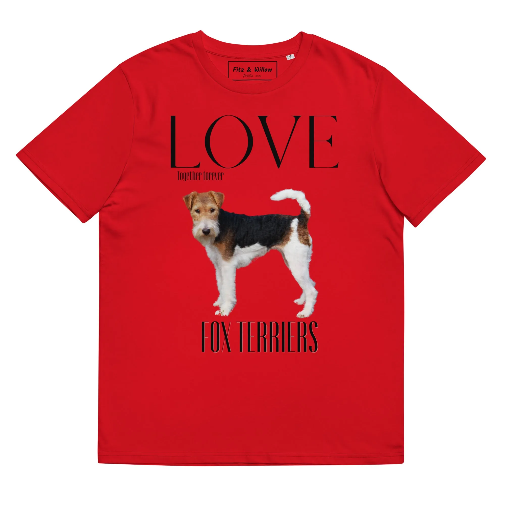 Fox Terrier lovers organic t-shirt