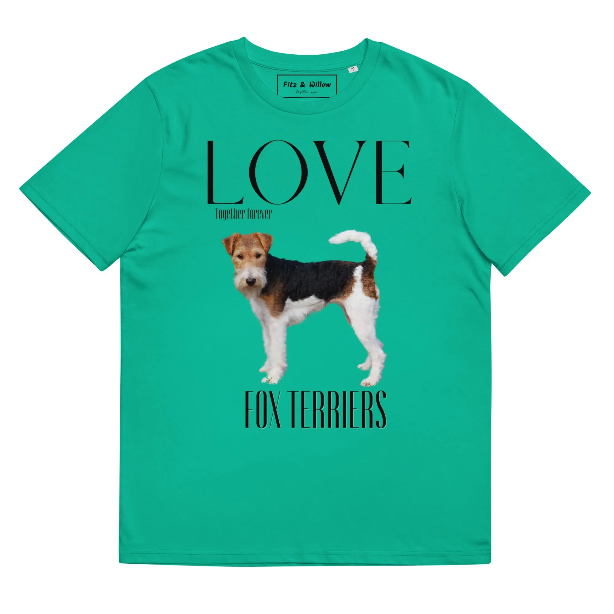 Fox Terrier lovers organic t-shirt