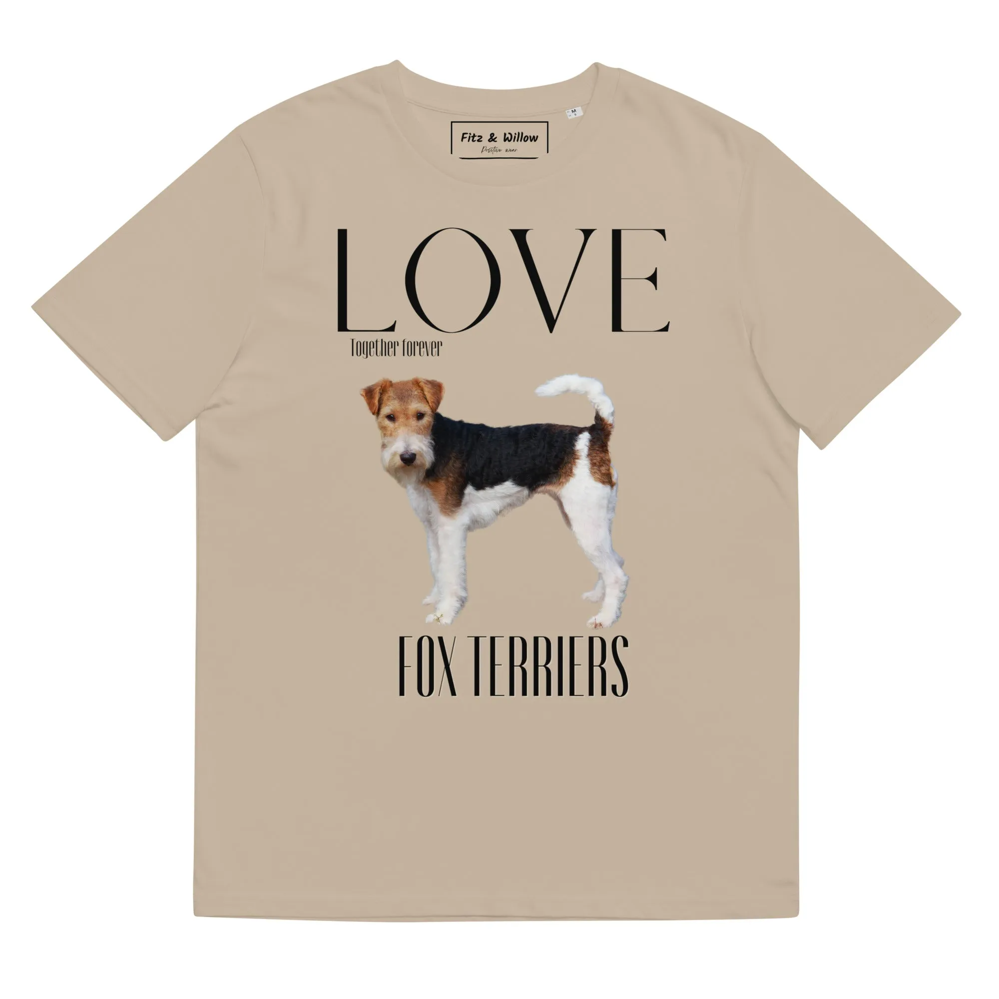 Fox Terrier lovers organic t-shirt