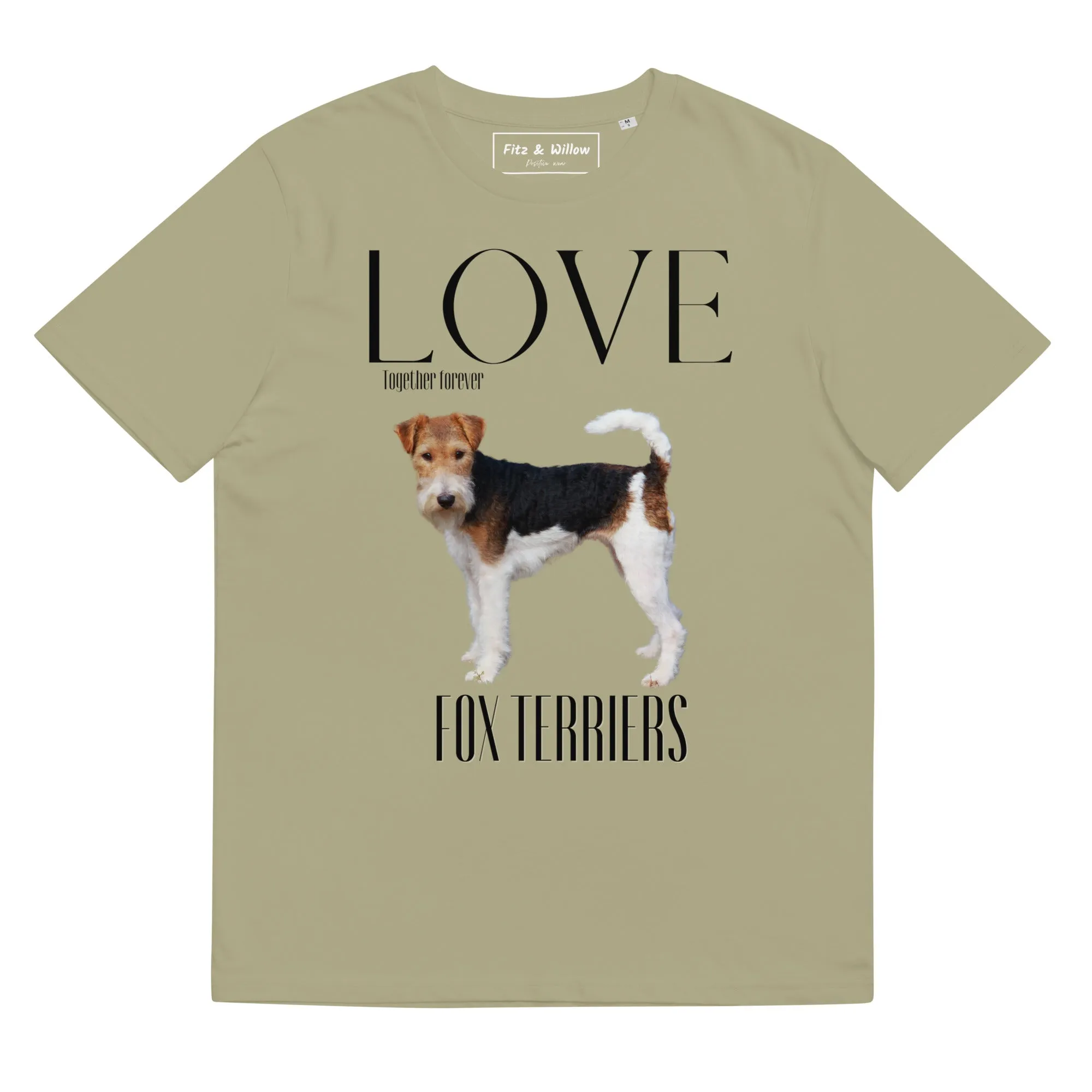 Fox Terrier lovers organic t-shirt